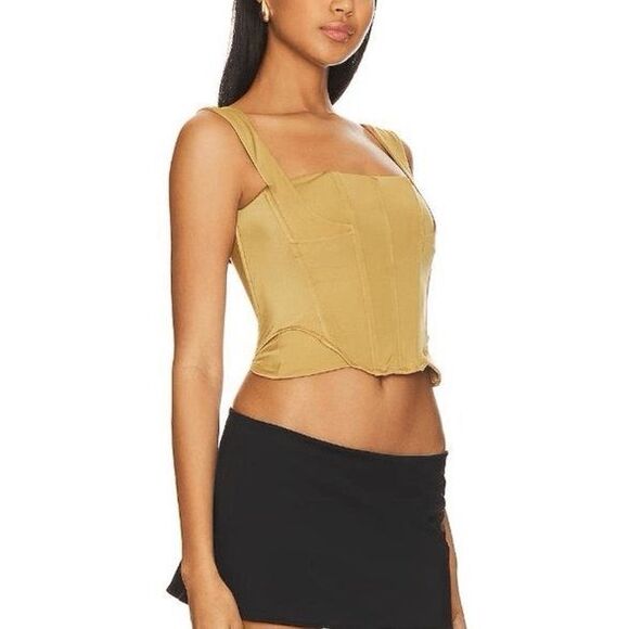 We Are Hah by Free People NWT Knock Out Top Shroom Small - Picture 2 of 5